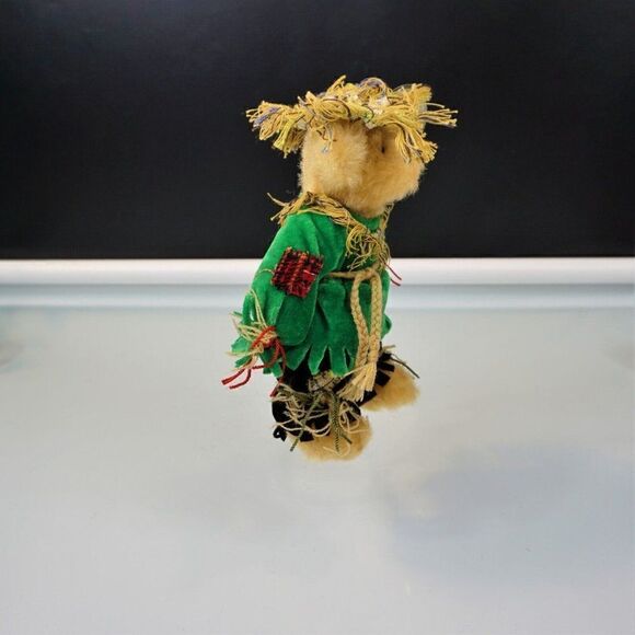 Ty Beanie Babies Alfalfa Scarecrow Bear Retired Plush Toy 1993 Attic Treasures - Picture 5 of 10